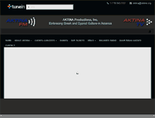 Tablet Screenshot of aktinafm.com